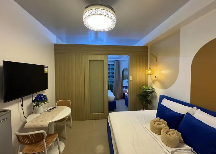Shore Residences Near Airport Blueberry 2 Beds Pool View By Prime 628 Apartment Manila