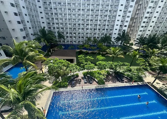 Shore Residences Near Airport Blueberry 2 Beds Pool View By Prime 628 Apartment Manila