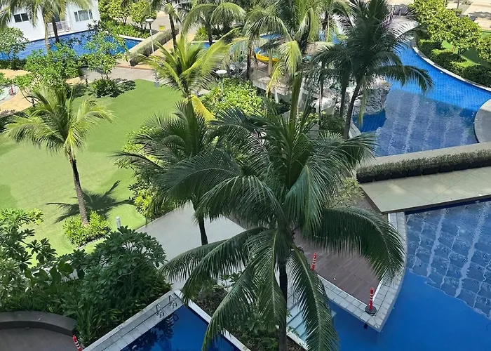 Shore Residences Near Airport Blueberry 2 Beds Pool View By Prime 628 Apartment