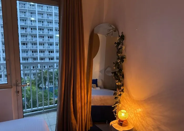 Shore Residences Near Airport Blueberry 2 Beds Pool View By Prime 628 Apartment Manila